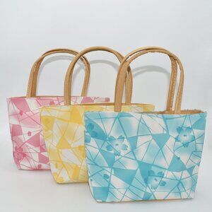 LOT OF 3 NEW Wholesale Pastel Stained Glass Purses - Small Purses Mini Handbags